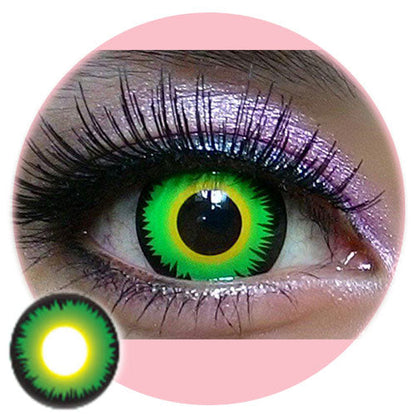 Sweety Crazy Green Werewolf (1 lens/pack)-Crazy Contacts-SweetyCon