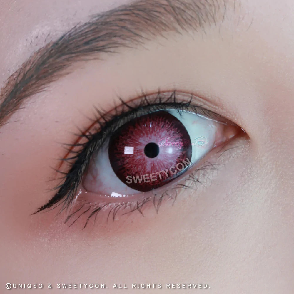 Sweety Crazy Interstellar Wine Red (1 lens/pack)-Colored Contacts-SweetyCon