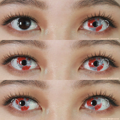 Sweety Crazy K-Zombie 3 (1 lens/pack)-Crazy Contacts-SweetyCon