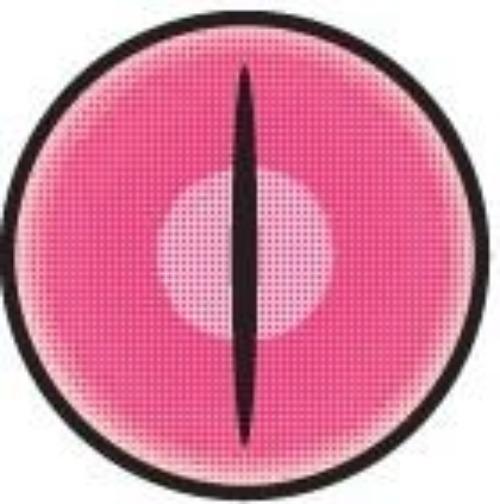 Sweety Crazy Light Pink Demon Eye / Cat Eye (1 lens/pack)-Colored Contacts-UNIQSO
