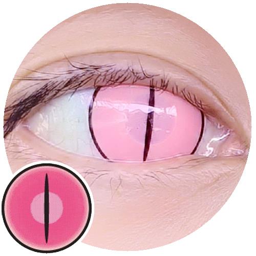 Sweety Crazy Light Pink Demon Eye / Cat Eye (1 lens/pack)