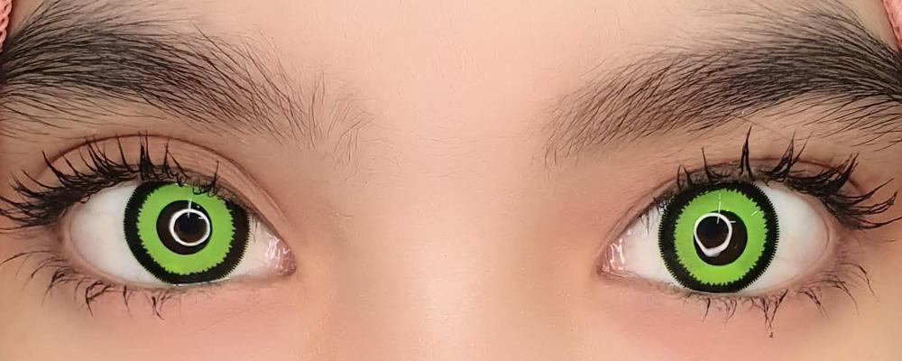 Sweety Crazy Mystic Green (1 lens/pack)-Crazy Contacts-SweetyCon