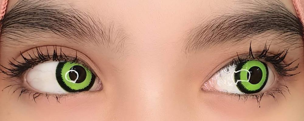 Sweety Crazy Mystic Green (1 lens/pack)-Crazy Contacts-SweetyCon