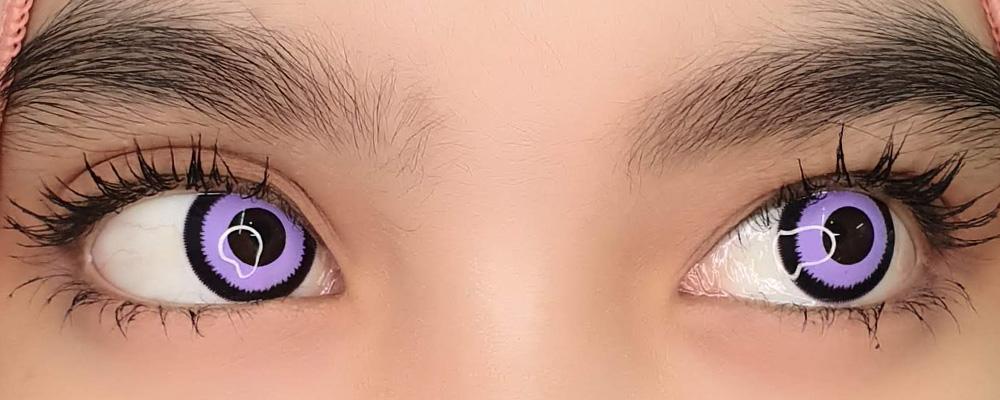 Sweety Crazy Mystic Purple (1 lens/pack)-Crazy Contacts-SweetyCon