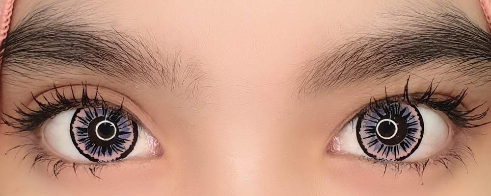 Sweety Crazy Petal Purple (1 lens/pack)-Crazy Contacts-SweetyCon