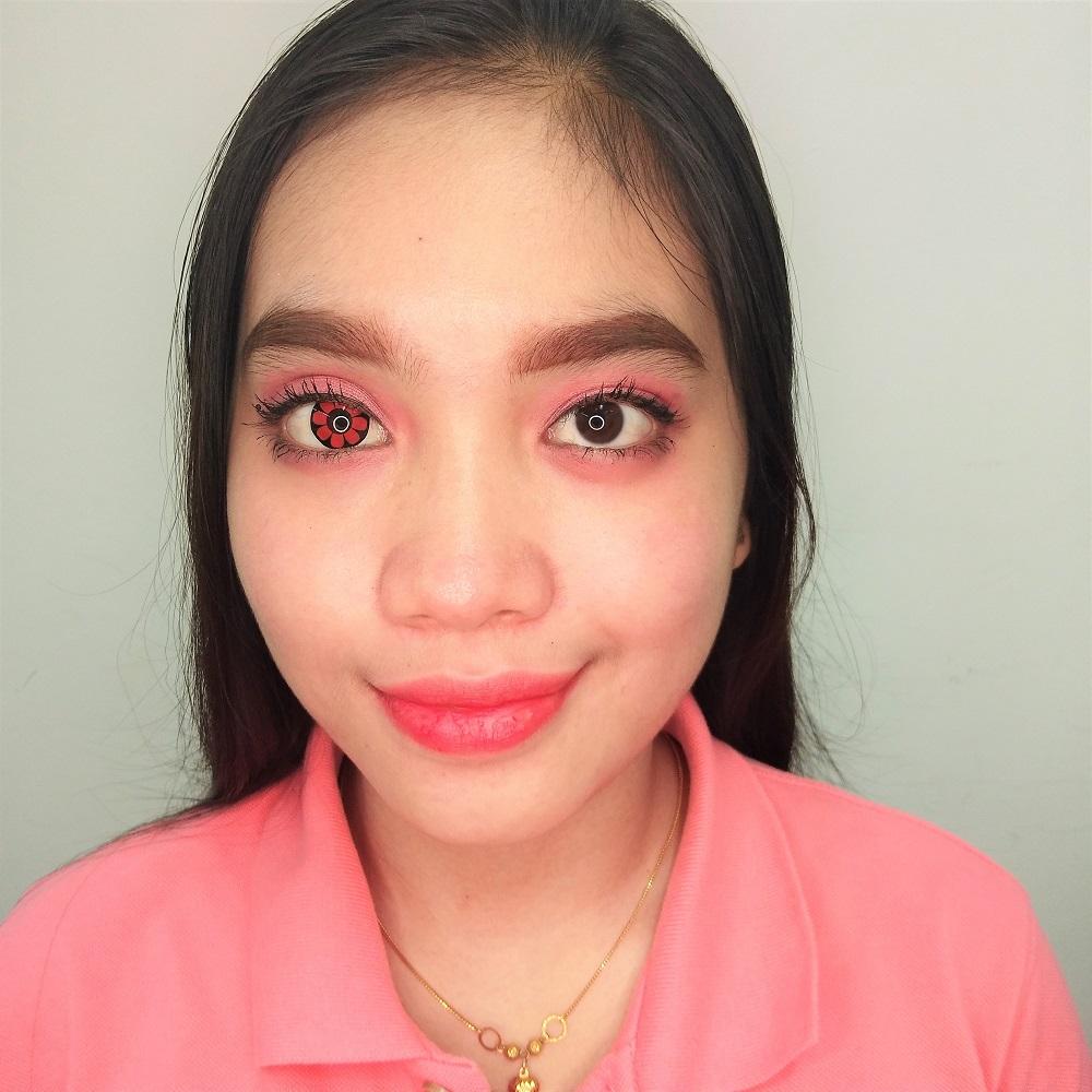 Sweety Crazy Pink Flower (1 lens/pack)-Crazy Contacts-SweetyCon