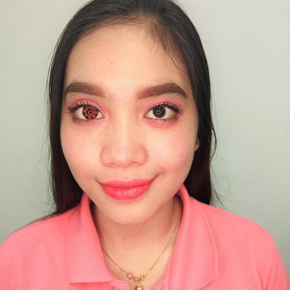 Sweety Crazy Pink Flower (1 lens/pack)-Crazy Contacts-SweetyCon