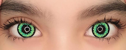 Sweety Crazy Pop Green (1 lens/pack)-Crazy Contacts-SweetyCon