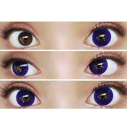 Sweety Crazy Pure Dark Violet (1 lens/pack)-Crazy Contacts-SweetyCon