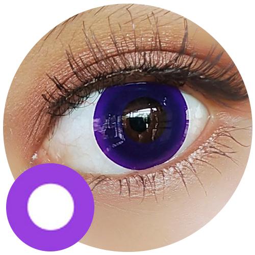 Sweety Crazy Pure Dark Violet (1 lens/pack)-Crazy Contacts-SweetyCon
