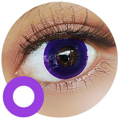 Sweety Crazy Pure Dark Violet (1 lens/pack)-Crazy Contacts-SweetyCon