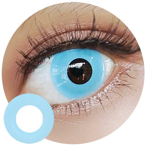 Sweety Crazy Pure Light Blue (1 lens/pack)-Crazy Contacts-SweetyCon