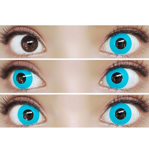 Sweety Crazy Pure Teal Blue (1 lens/pack)-Crazy Contacts-SweetyCon