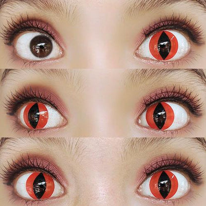 Sweety Crazy Red Cat (1 lens/pack)-Crazy Contacts-SweetyCon