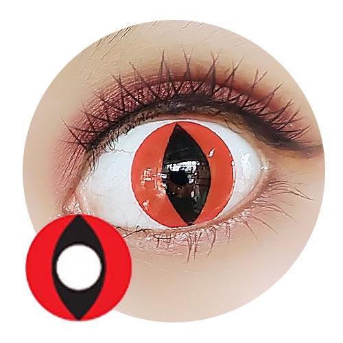 Sweety Crazy Red Cat (1 lens/pack)-Crazy Contacts-SweetyCon