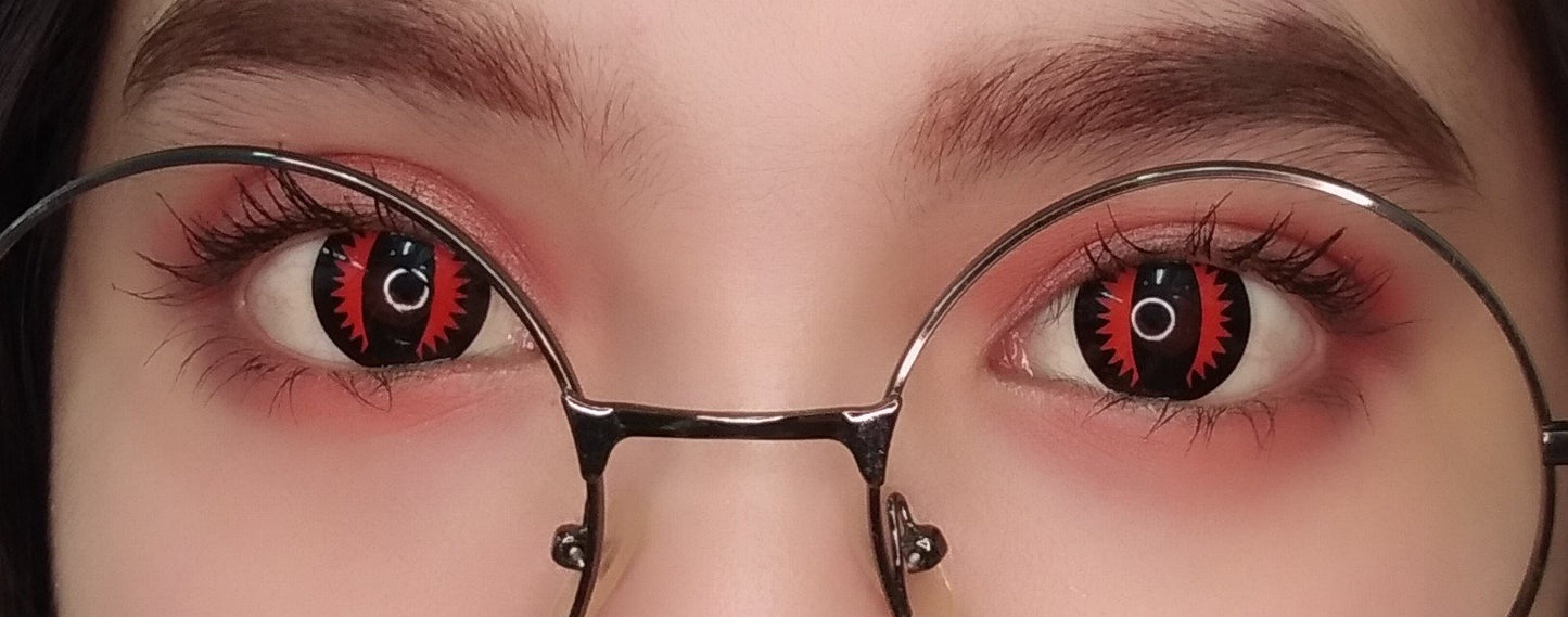 Sweety Crazy Red Dragon (1 lens/pack)-Crazy Contacts-SweetyCon