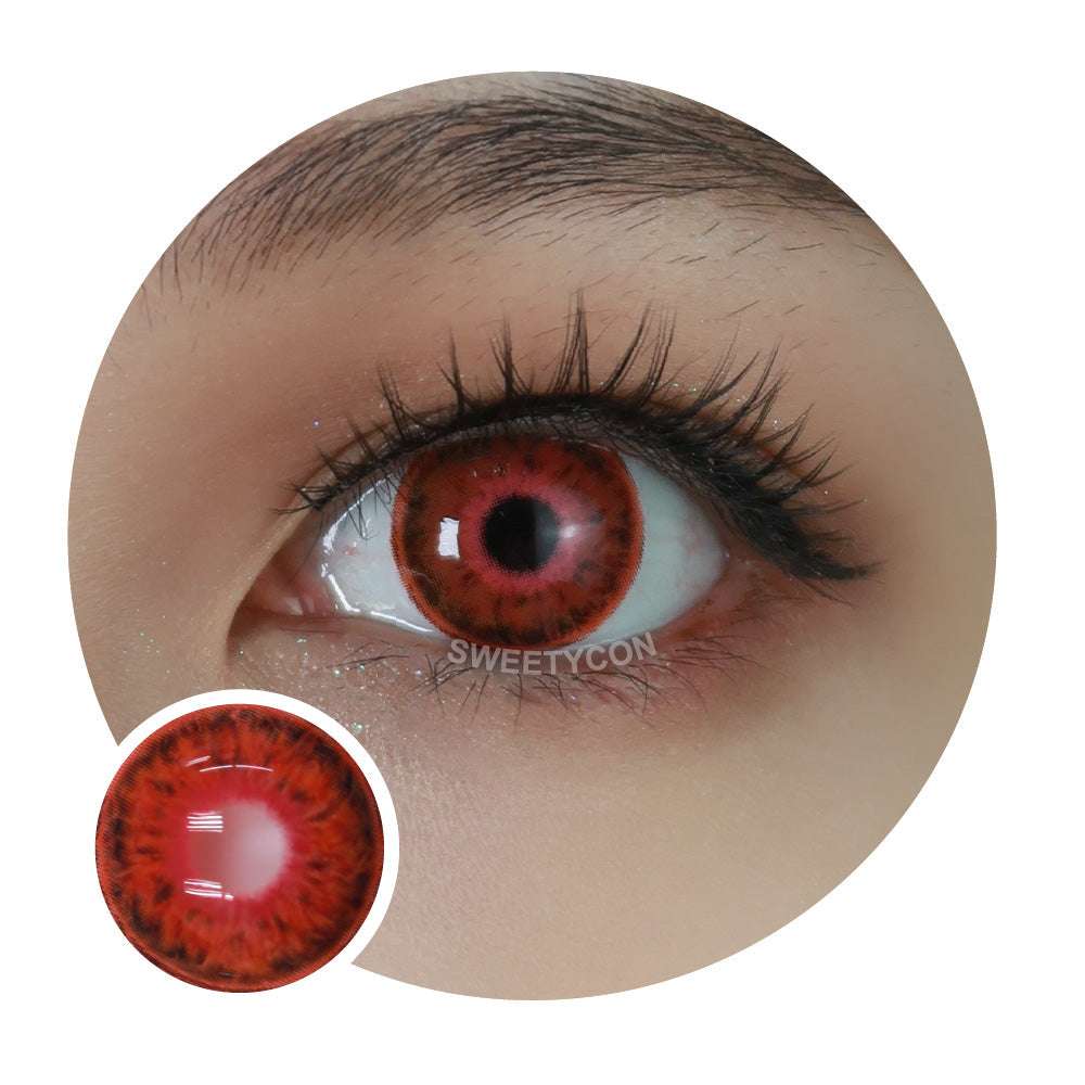 Sweety Crazy Scarlet Witch Red (1 lens/pack)-Crazy Contacts-SweetyCon