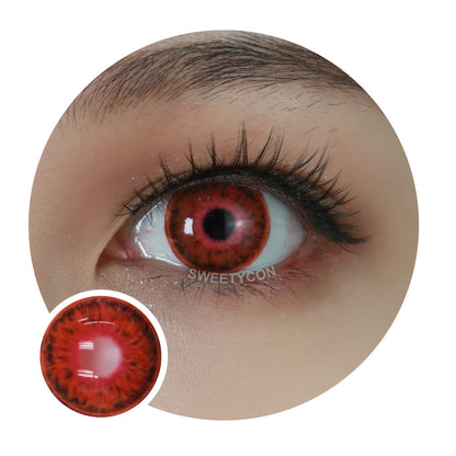 Sweety Crazy Scarlet Witch Red (1 lens/pack)-Crazy Contacts-SweetyCon