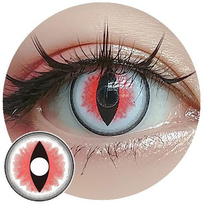 Sweety Crazy Sexy Cat Eye Red (1 lens/pack)-Crazy Contacts-SweetyCon