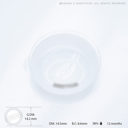 Sweety Crazy Small lris (Sanpaku) (1 lens/pack)-Crazy Contacts-UNIQSO