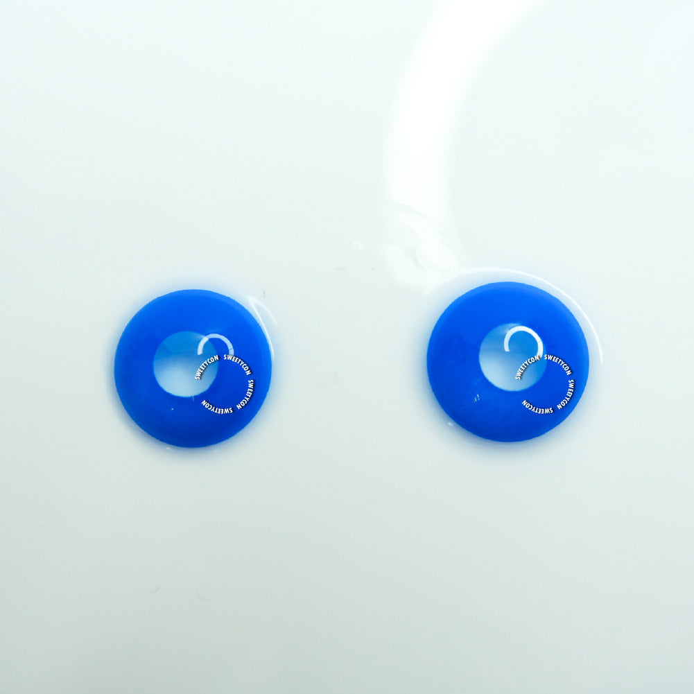 Sweety Crazy UV Glow Blue (1 lens/pack)-UV Contacts-SweetyCon