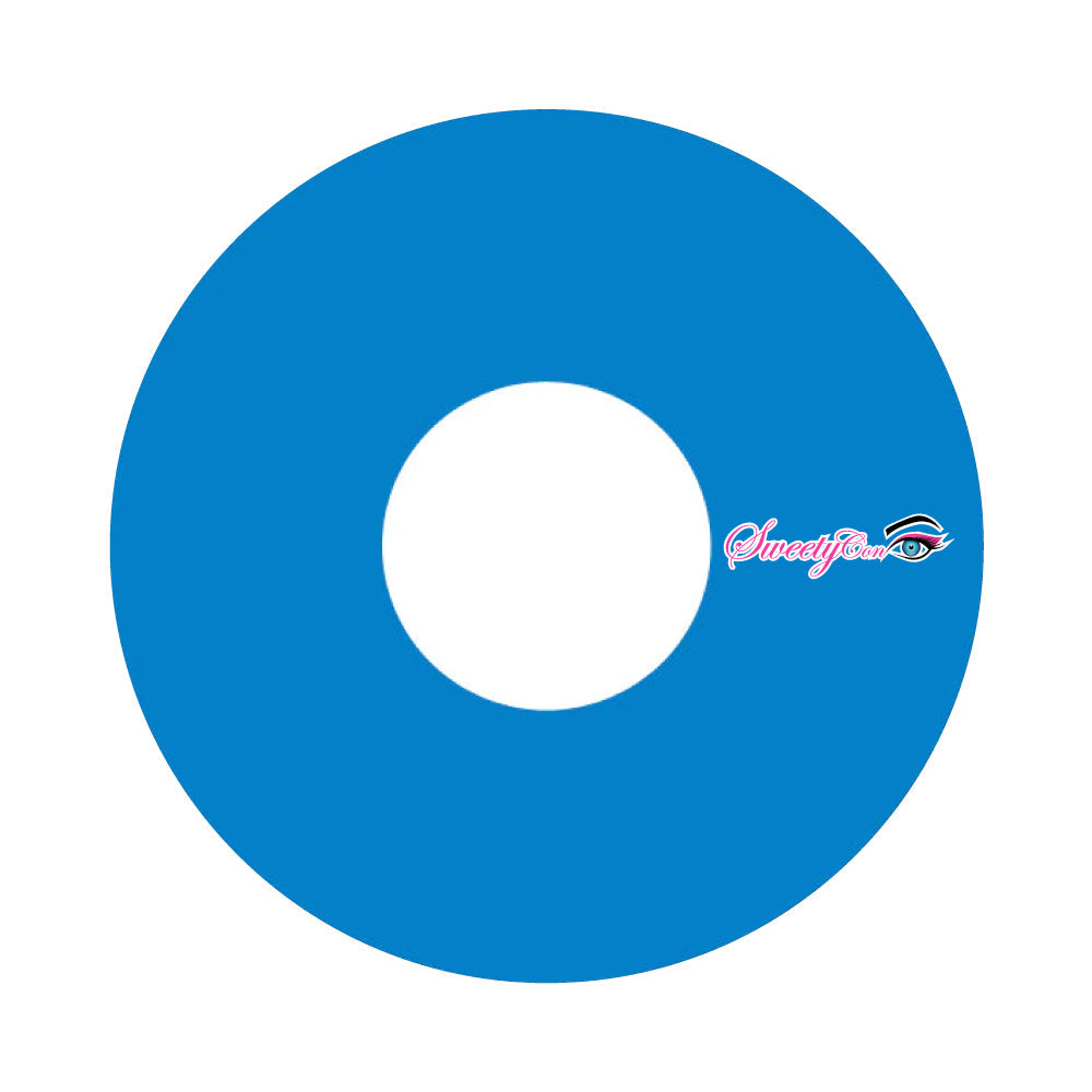 Sweety Crazy UV Glow Blue (1 lens/pack)-UV Contacts-SweetyCon