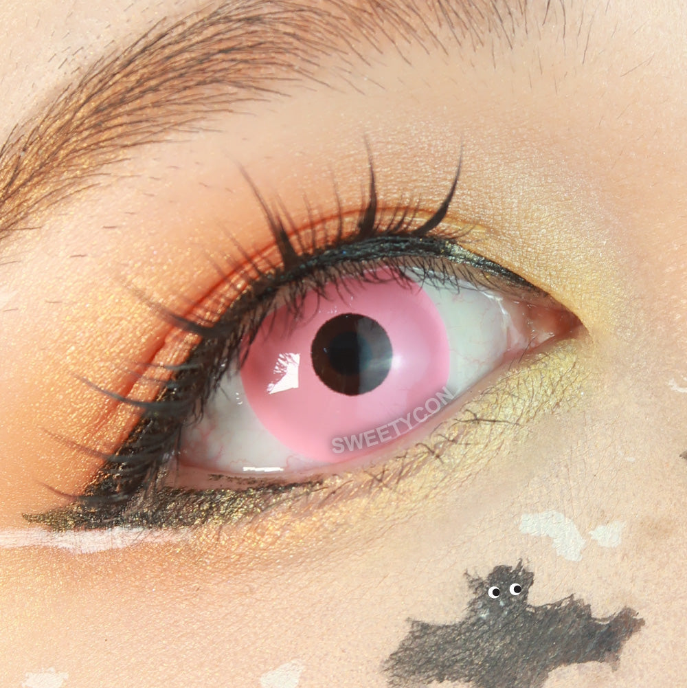 Sweety Crazy UV Glow Pink (1 lens/pack)-UV Contacts-SweetyCon