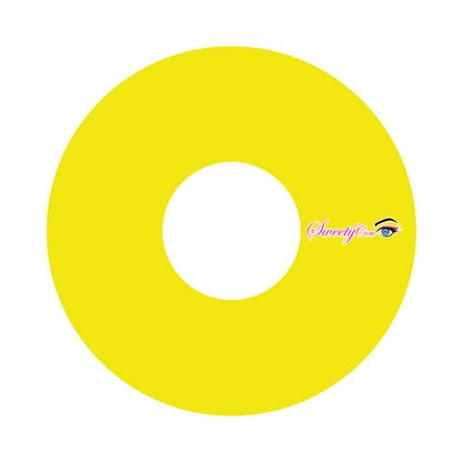 Sweety Crazy UV Glow Yellow (1 lens/pack)-UV Contacts-SweetyCon