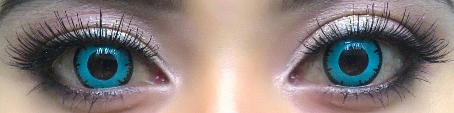 Sweety Crazy Undead Fusion Blue (1 lens/pack)-Crazy Contacts-UNIQSO