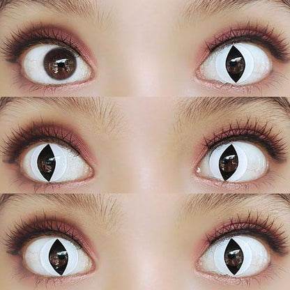 Sweety Crazy White Cat (1 lens/pack)-Crazy Contacts-SweetyCon