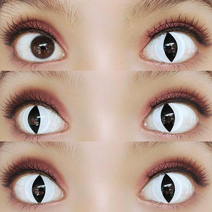 Sweety Crazy White Cat (1 lens/pack)-Crazy Contacts-SweetyCon