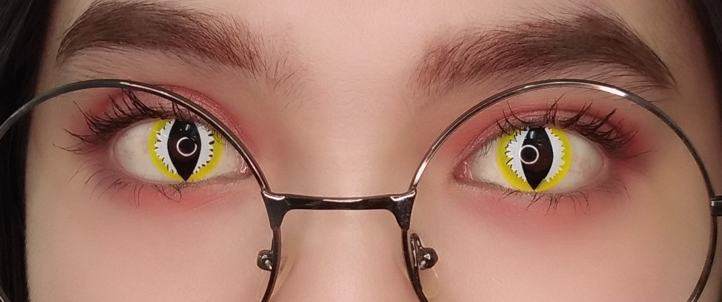 Sweety Crazy Yellow Dragon (1 lens/pack)-Crazy Contacts-SweetyCon