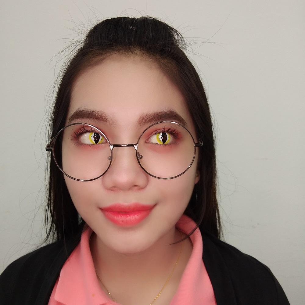 Sweety Crazy Yellow Dragon (1 lens/pack)-Crazy Contacts-SweetyCon