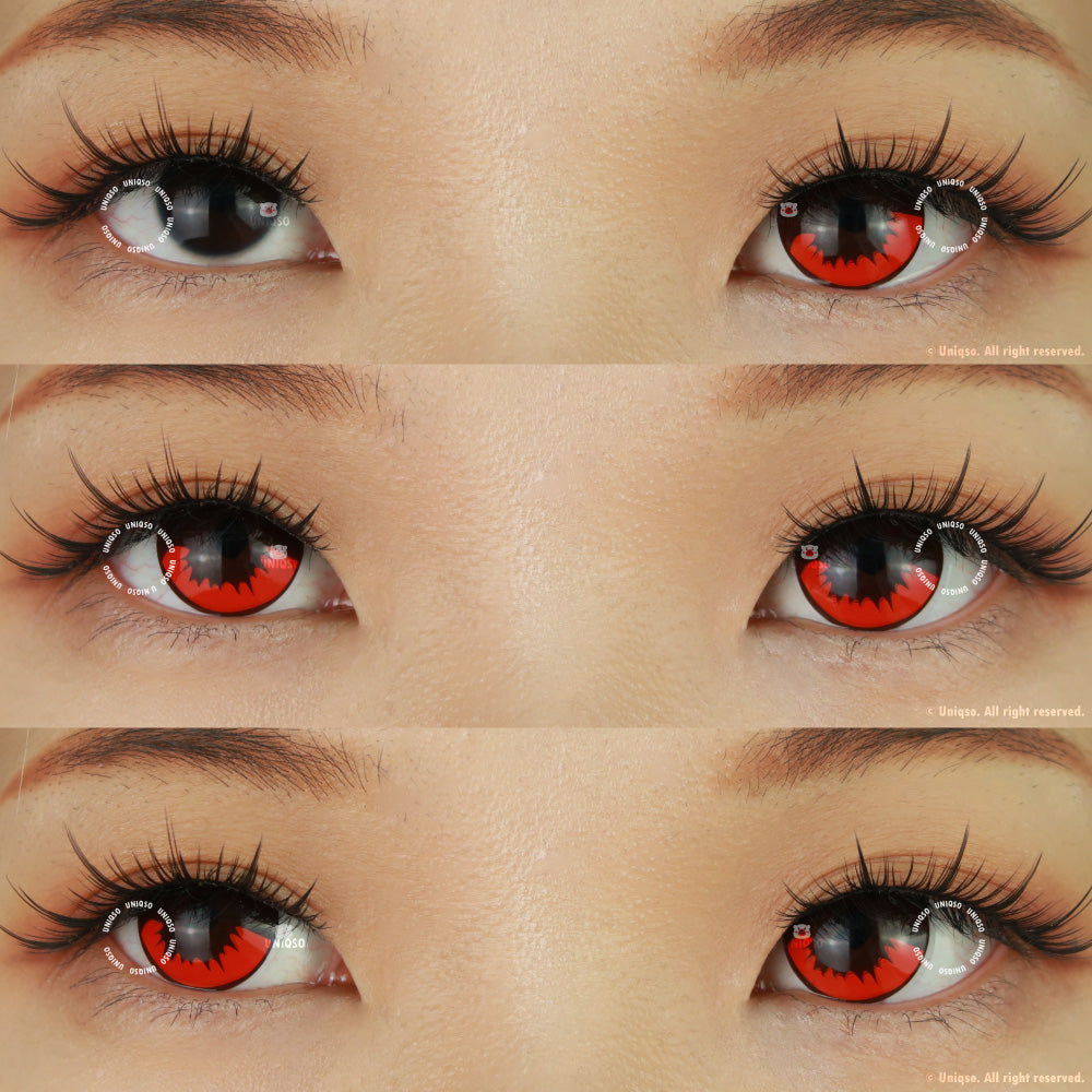 Sweety Demon Killer - Burning Fire (1 lens/pack)-Colored Contacts-SweetyCon