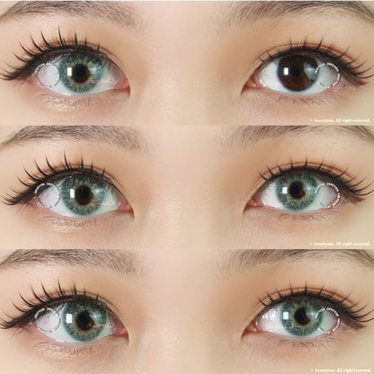 Sweety Extra Party Green (1 lens/pack)-Colored Contacts-SweetyCon