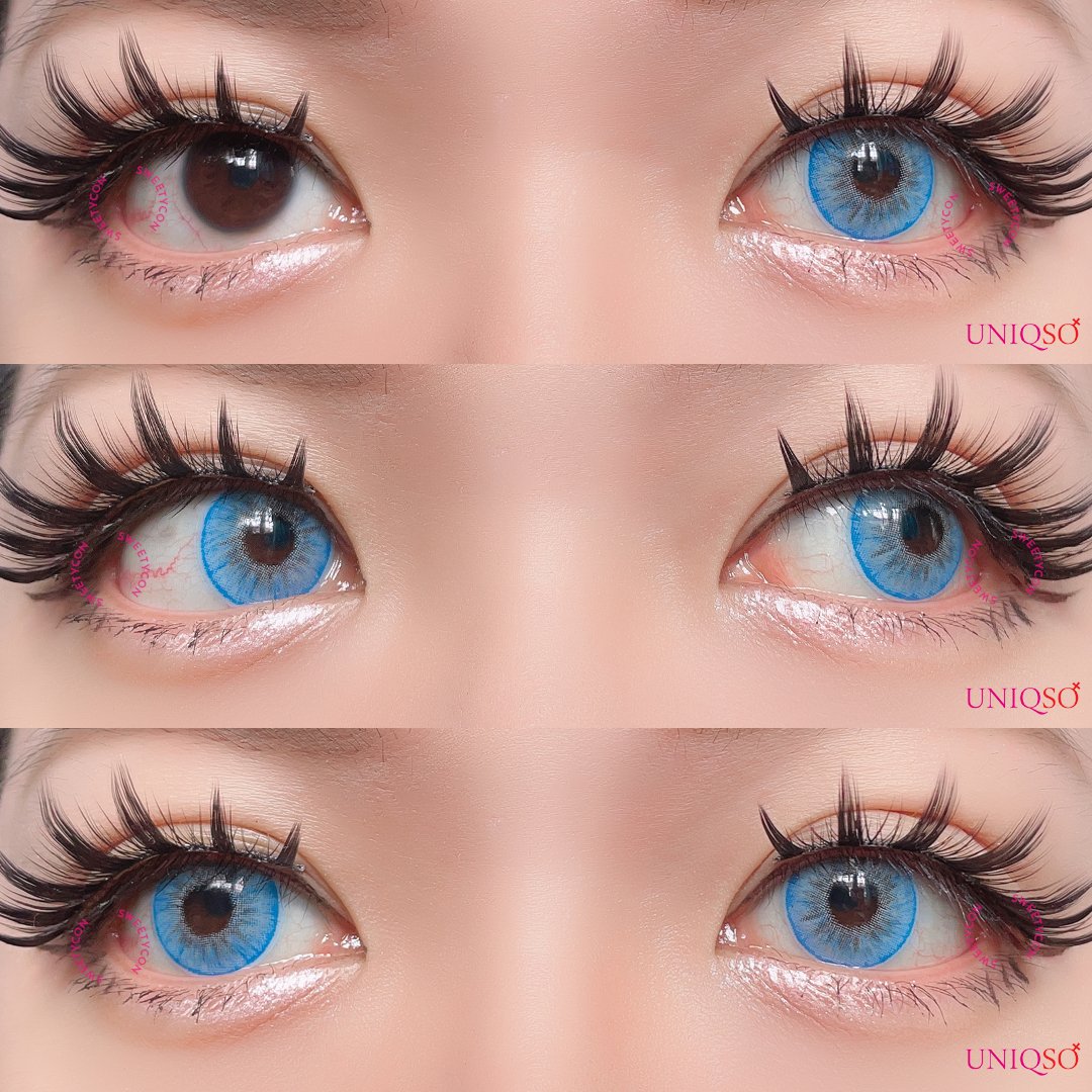 Sweety Icy Blue (1 lens/pack)-Colored Contacts-SweetyCon