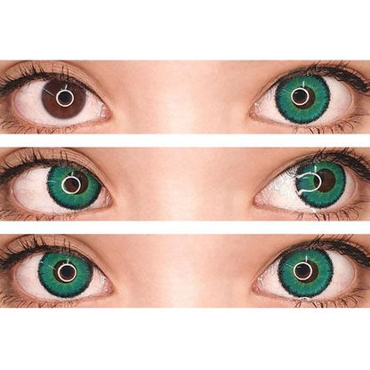 Sweety Max Green (1 lens/pack)-Colored Contacts-SweetyCon