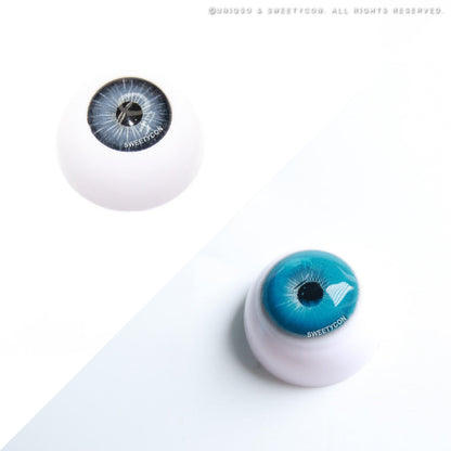 Sweety Milkshake Blue (1 lens/pack)-Colored Contacts-SweetyCon