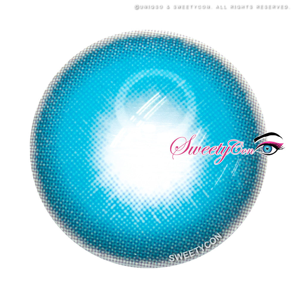 Sweety Milkshake Blue (1 lens/pack)-Colored Contacts-SweetyCon