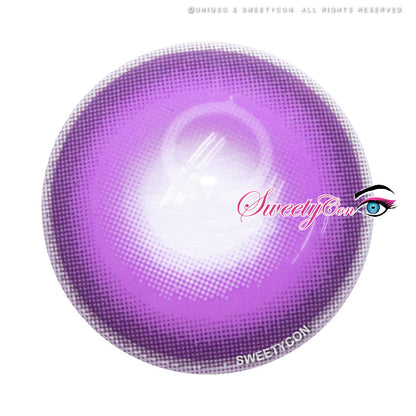 Sweety Milkshake Violet (1 lens/pack)-Colored Contacts-SweetyCon