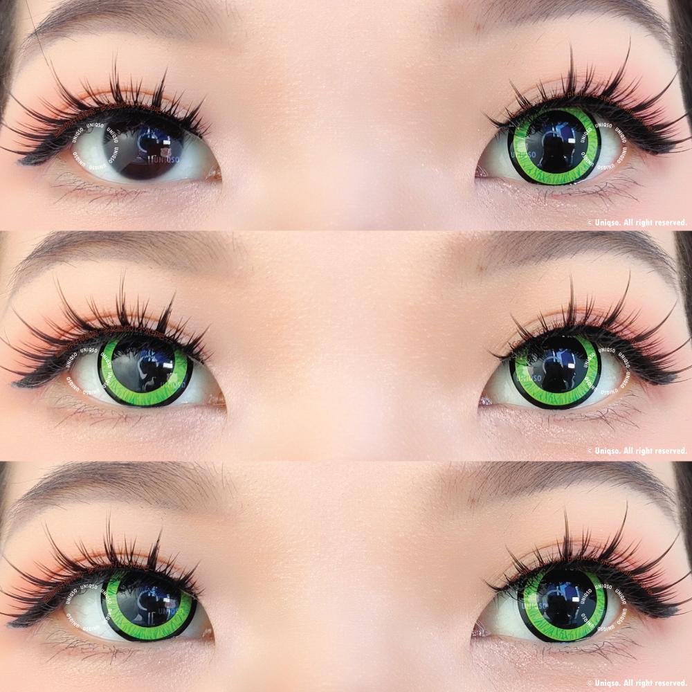 Sweety Mini Nebulous Green (1 lens/pack)-Colored Contacts-SweetyCon