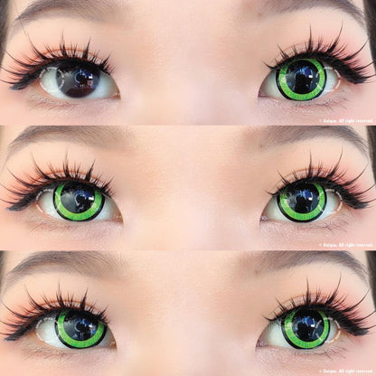 Sweety Mini Nebulous Green (1 lens/pack)-Colored Contacts-SweetyCon