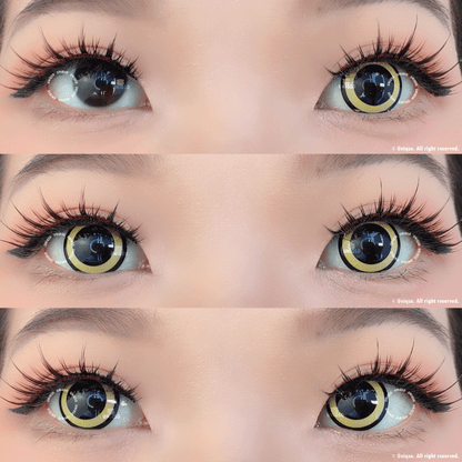 Sweety Mini Nebulous Yellow (1 lens/pack)-Colored Contacts-SweetyCon