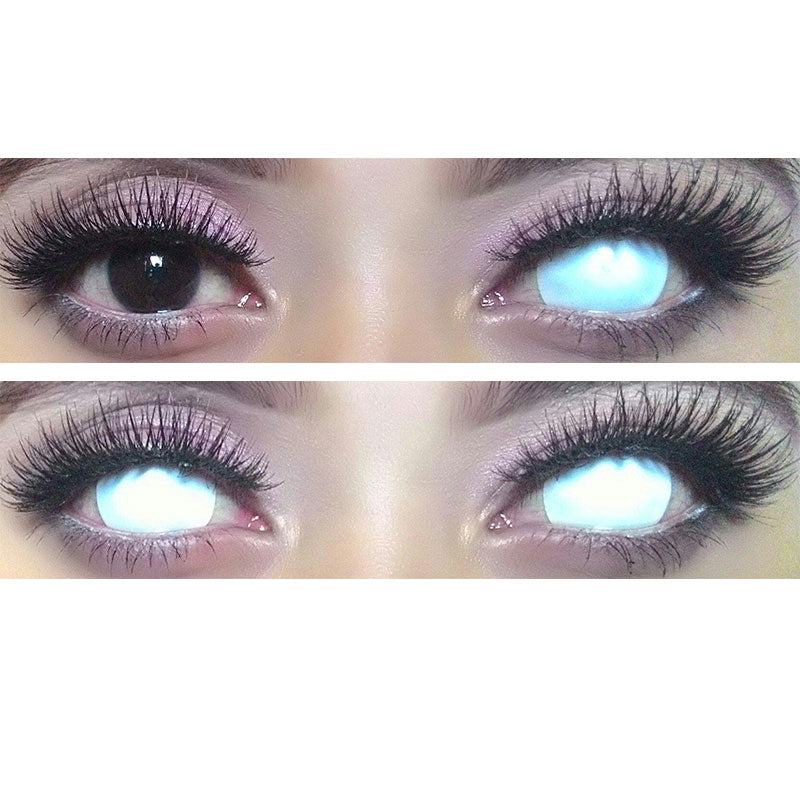 Sweety Mini Sclera Blind White (1 lens/pack)-Mini Sclera Contacts-SweetyCon