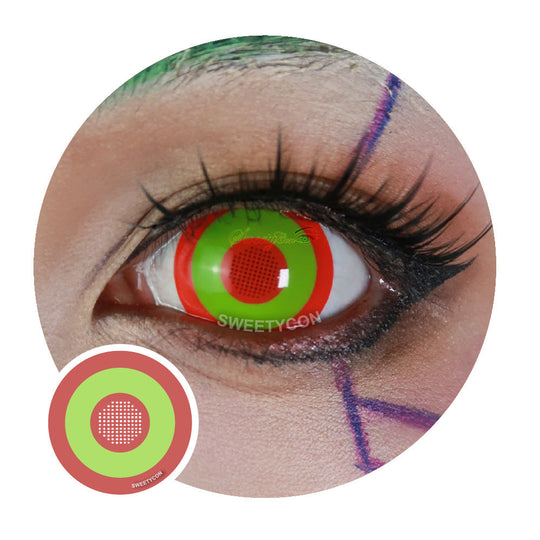 Sweety Mini Sclera Cyber Green  (1 lens/pack)