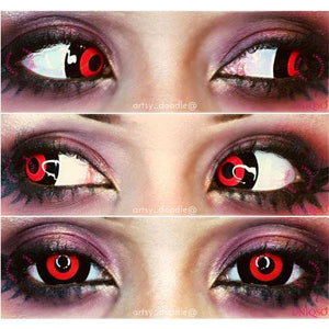 Sweety Mini Sclera Lens Red Ghouls (1 lens/pack)-Mini Sclera Contacts-UNIQSO