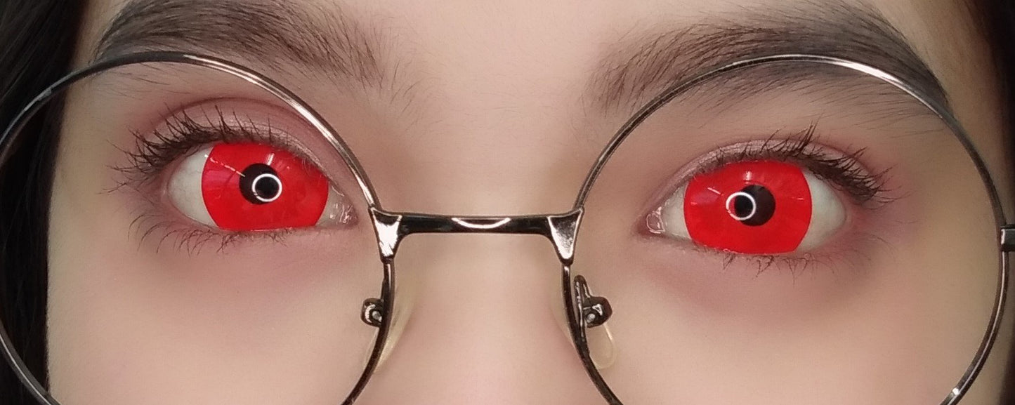 Sweety Mini Sclera Lens Red Sclera / Daredevil (1 lens/pack)-Mini Sclera Contacts-SweetyCon