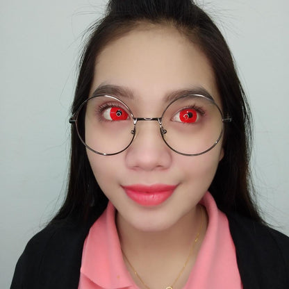Sweety Mini Sclera Lens Red Sclera / Daredevil (1 lens/pack)-Mini Sclera Contacts-SweetyCon