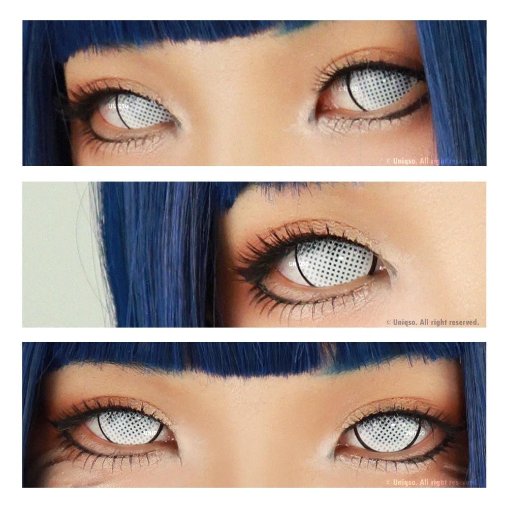 Sweety Mini Sclera White Mesh Rim (1 lens/pack)-Mini Sclera Contacts-SweetyCon