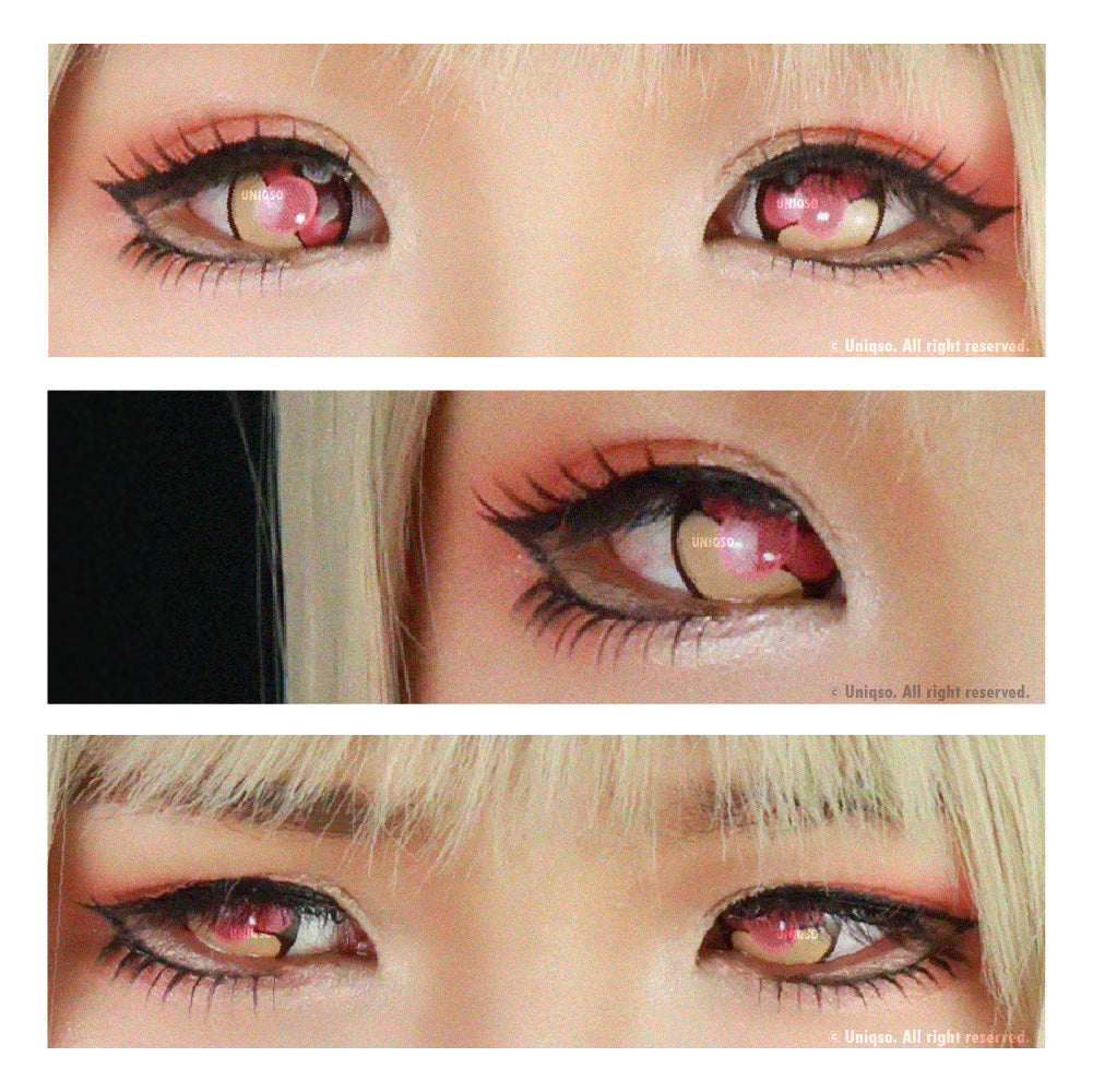 Sweety Momo Heart (1 lens/pack)-Colored Contacts-SweetyCon